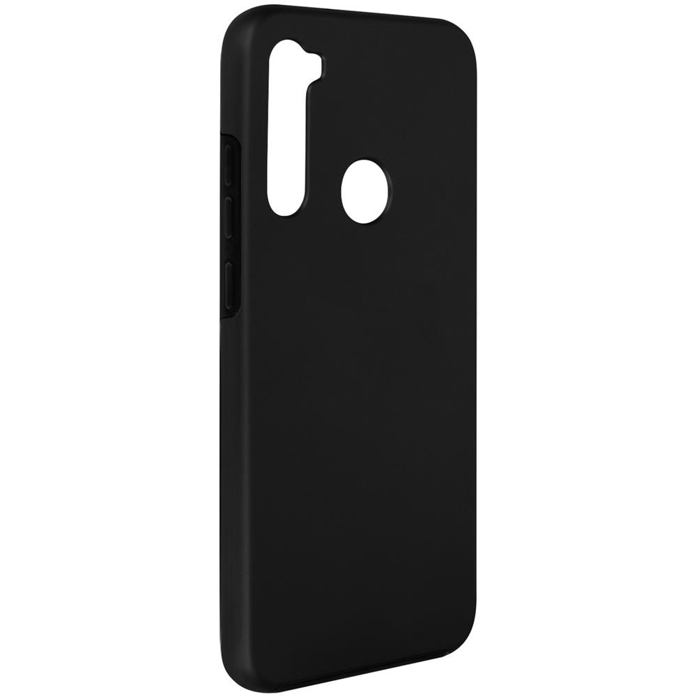 Cover Xiaomi Redmi Note 8 / 8 2021 Retro Rigido E Fronte Flessibile - Nera - Foto 2