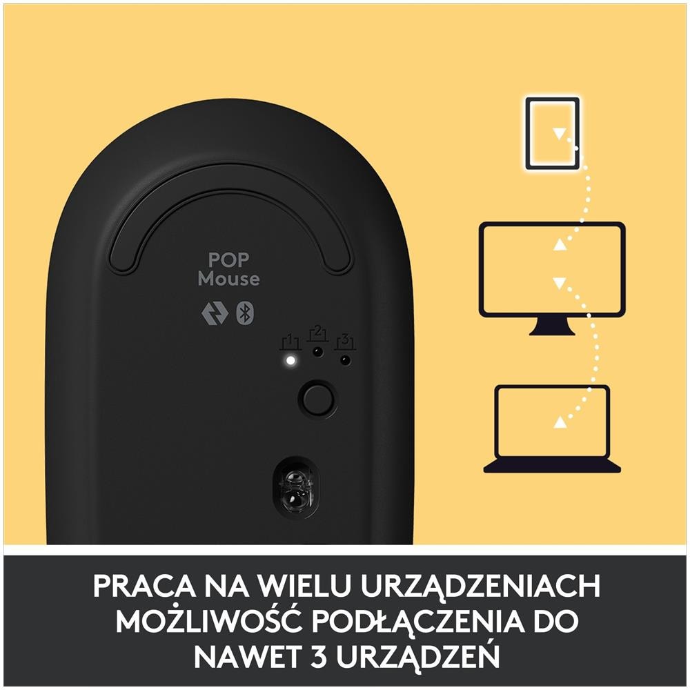 Mouse POP Ottico 4 Tasti 4000 DPI Colore Giallo - Foto 8