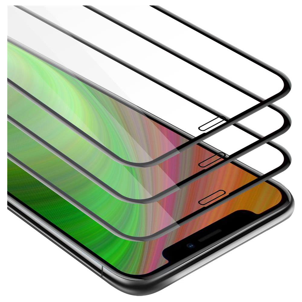 3x Pellicola Armatura A Schermo Intero Compatibile Con Apple Iphone 11 Pro (xi Pro) In Trasparente Con Nero - 3x Vetro Temperato (tempered) Di Protezione Del Display In Durezza 9h Con 3d Touch - Foto 1