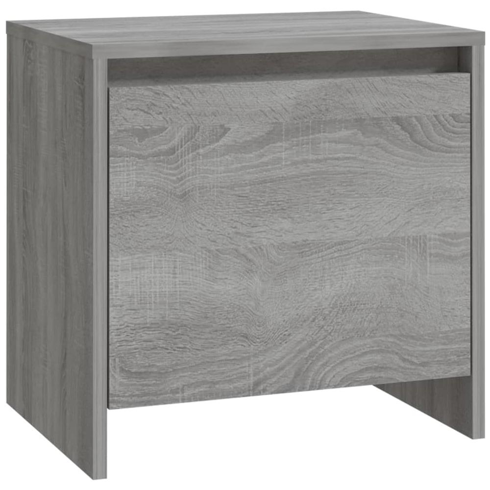 Comodino Grigio Sonoma 45x34x44,5 cm in Truciolato - Foto 2
