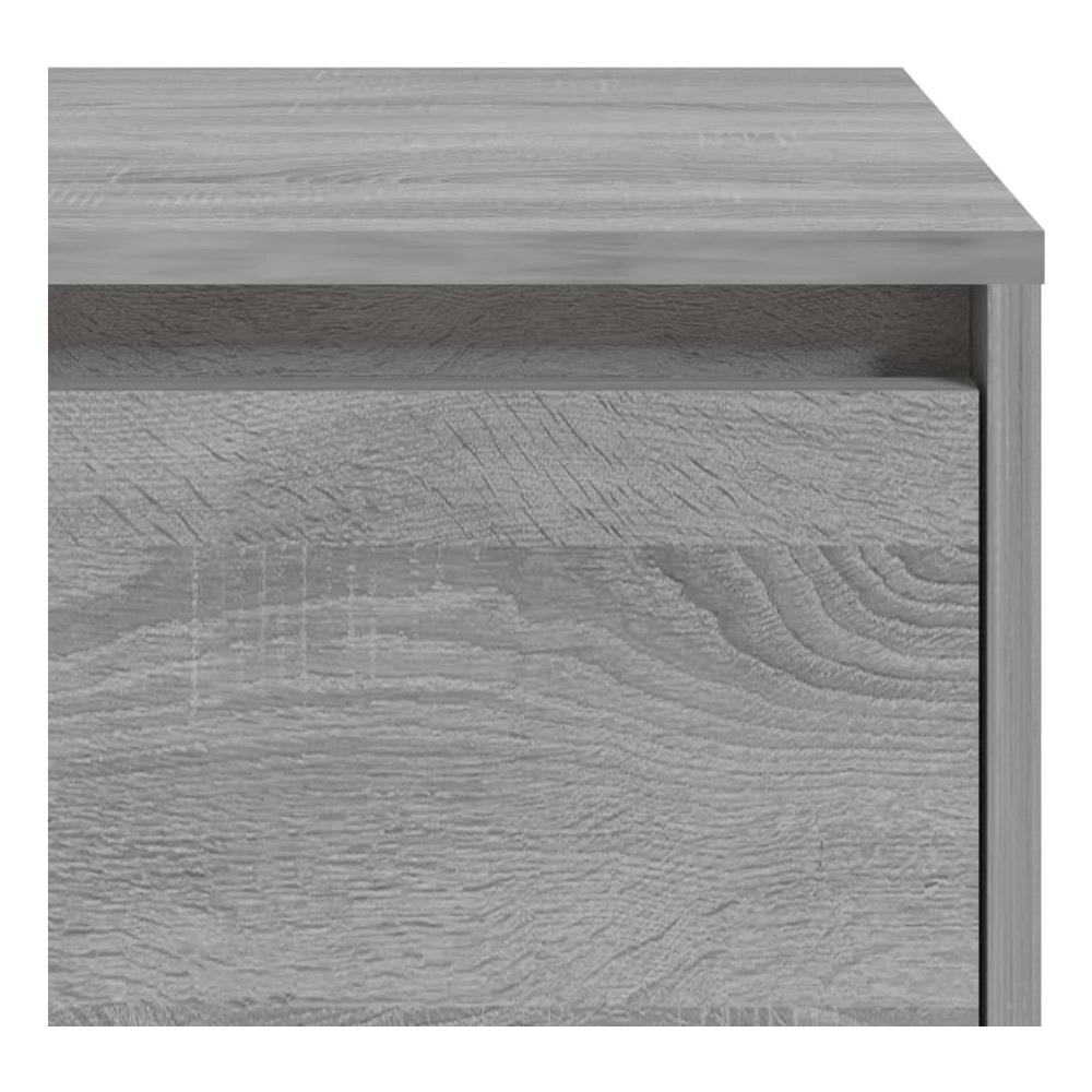 Comodino Grigio Sonoma 45x34x44,5 cm in Truciolato - Foto 10