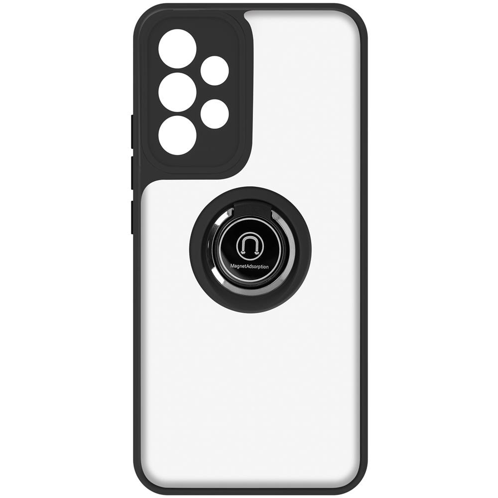 Cover Samsung Galaxy A33 5g Bimateria Anello Metallico Supporto Nera - Foto 1