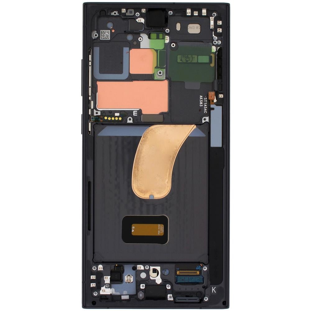 Blocco Completo Galaxy S23 Ultra Touchscreen + Frame Originale Nero - Foto 1
