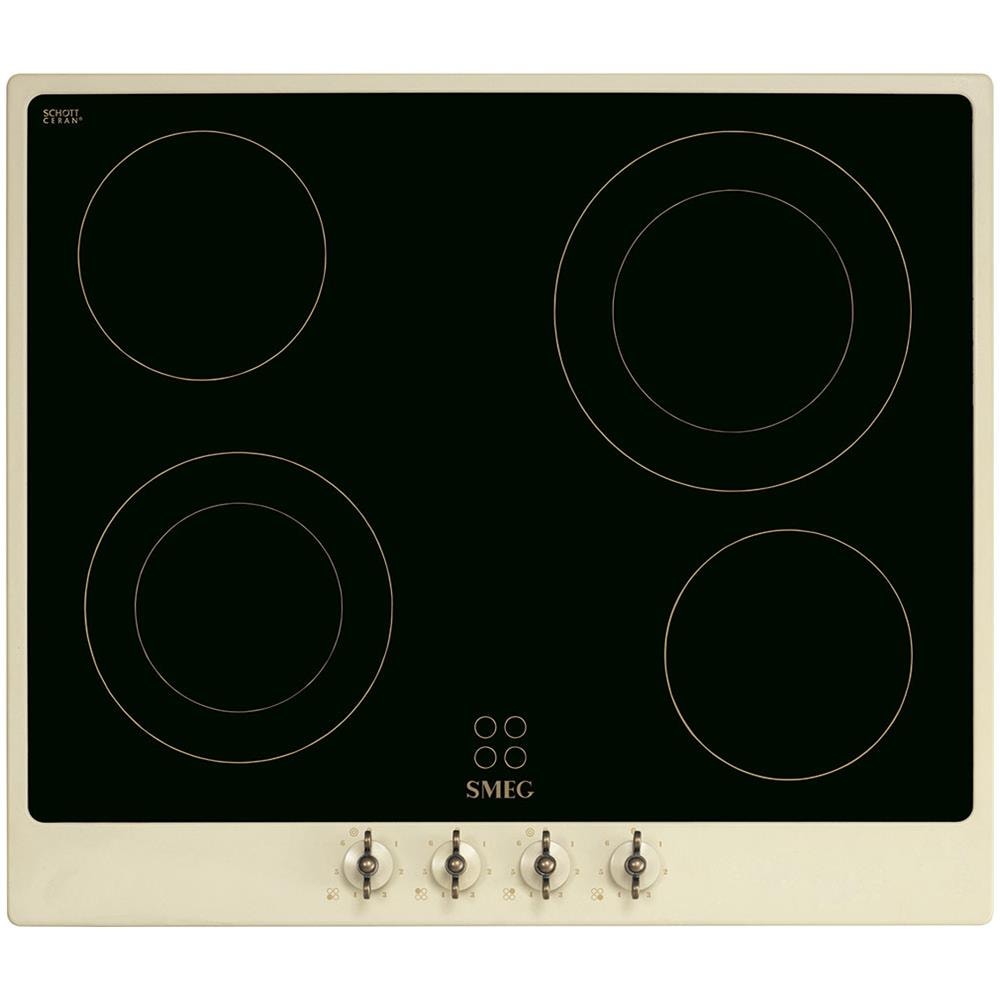 P864PO piano cottura Crema Da incasso 60 cm Ceramica 4 Fornello (i) - Foto 1