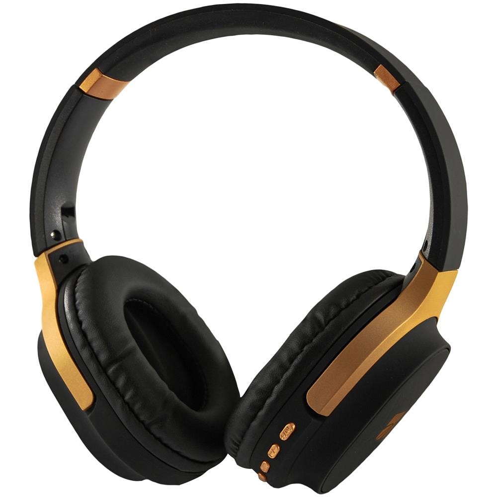 Cuffia TV e Trasmettitore Wireless BT Atlas Wireless Musica e Chiamate 20 - 20000 Hz Colore Nero /Oro - Foto 2