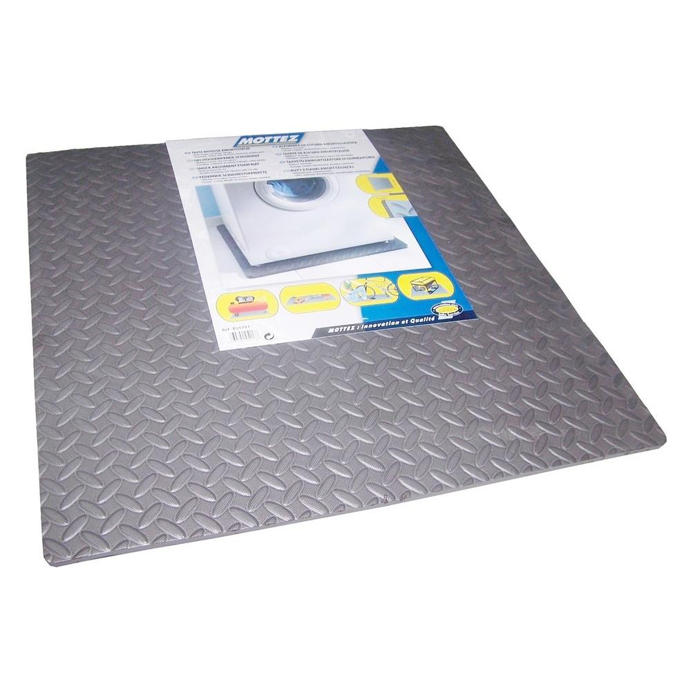 Tappeto In Gomma Dimensioni 62x62 Cm, Ideale Come Sottolavatrice E Multiuso Ammortizzante - Foto 2