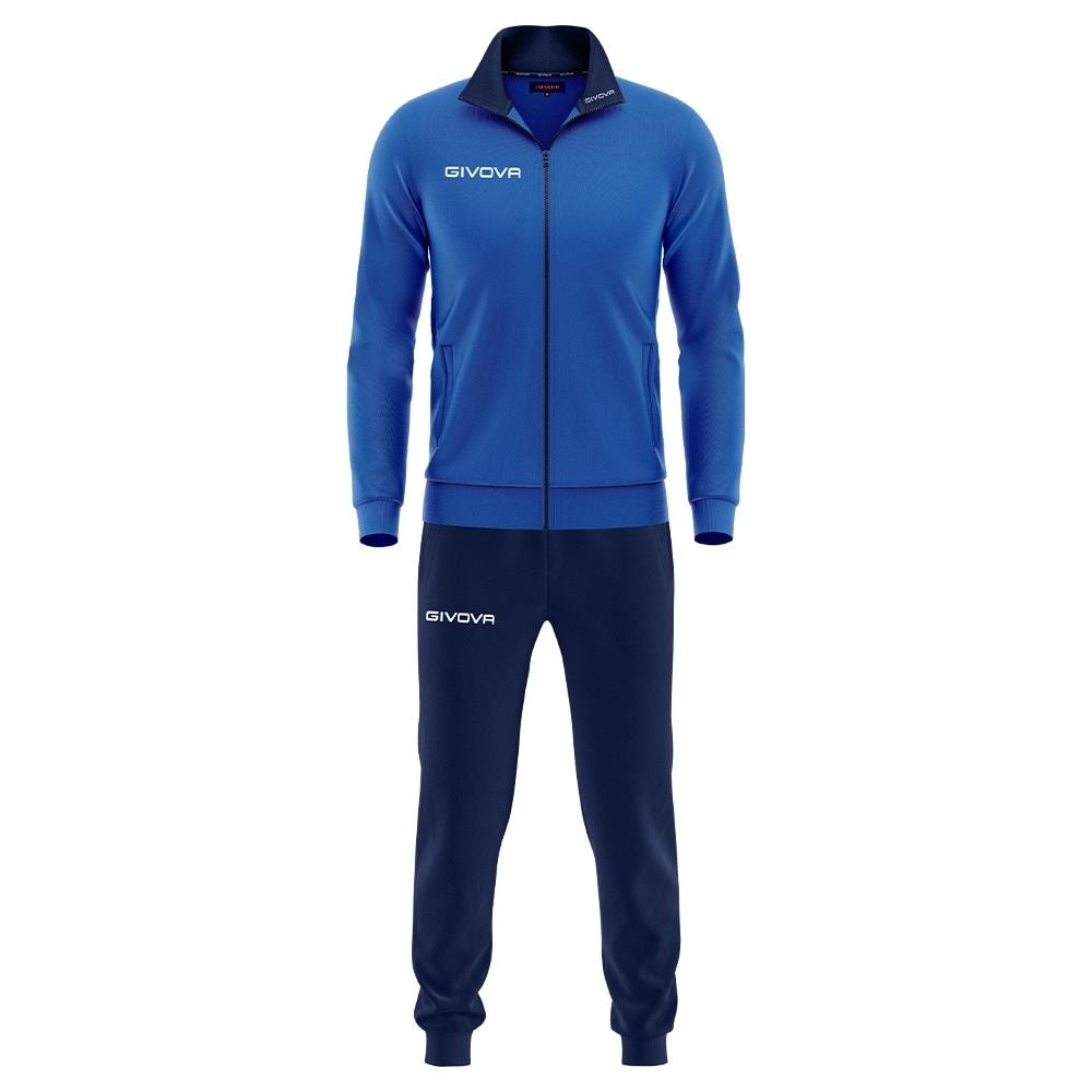 Tuta Torino - Completo Di Giacca A Manica Lunga E Pantalone Di Colore Rosso / blu Taglia 7xs - Foto 2