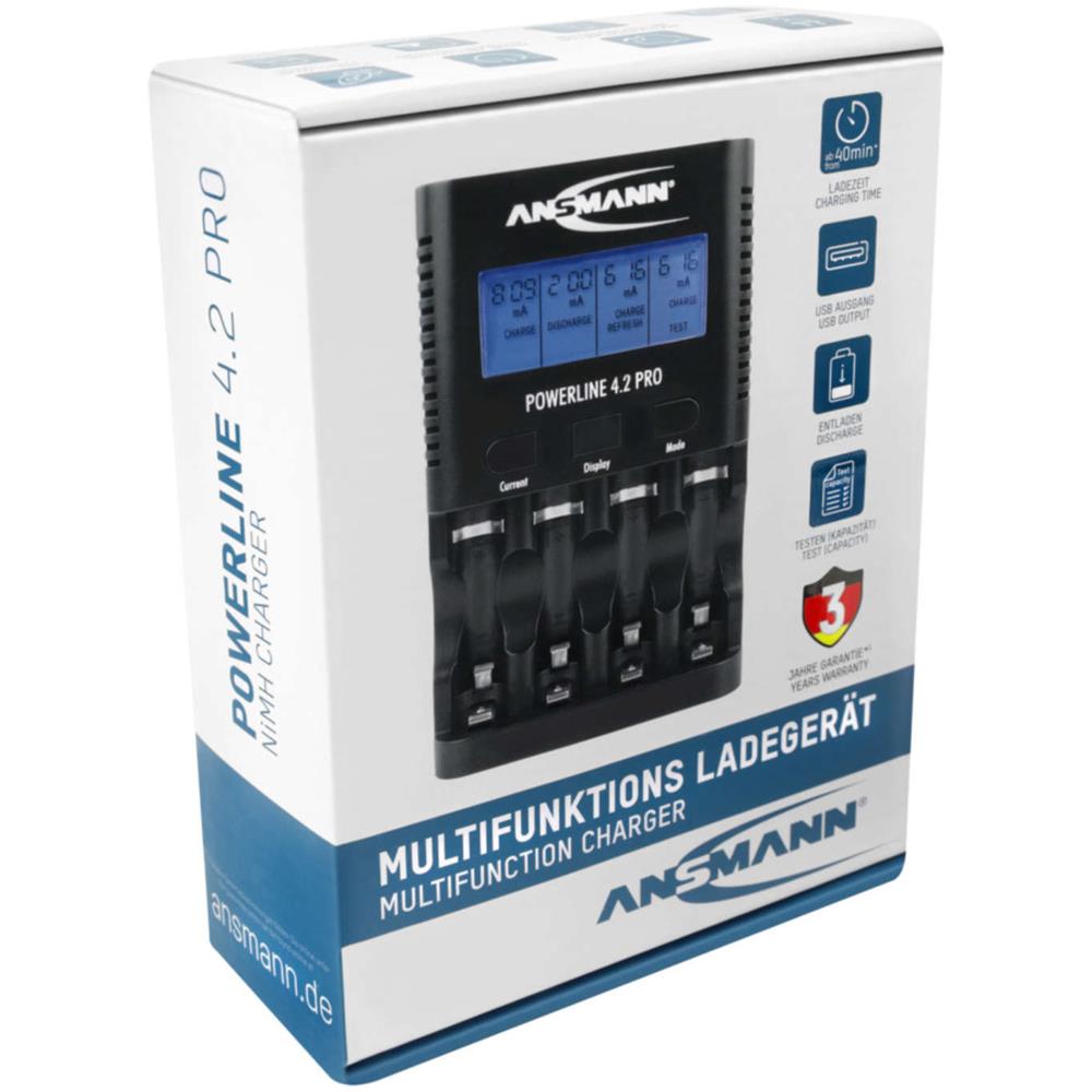 Ansmann Powerline 4.2 PRO NiCd, NiMH Micro (AAA), Mignon (AA) Rundzellen-Ladegerät - Foto 11