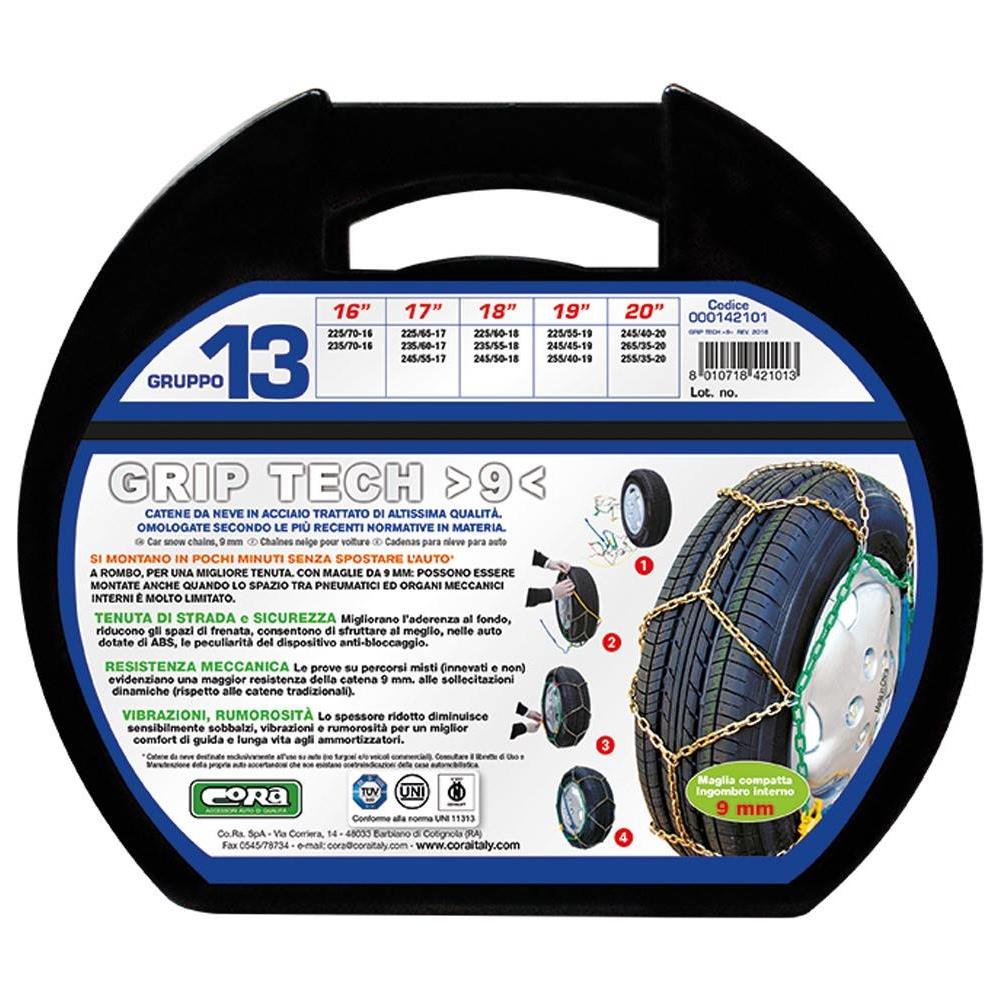 Catene Neve Grip Tech 9 Mm Gruppo 13 - Foto 1