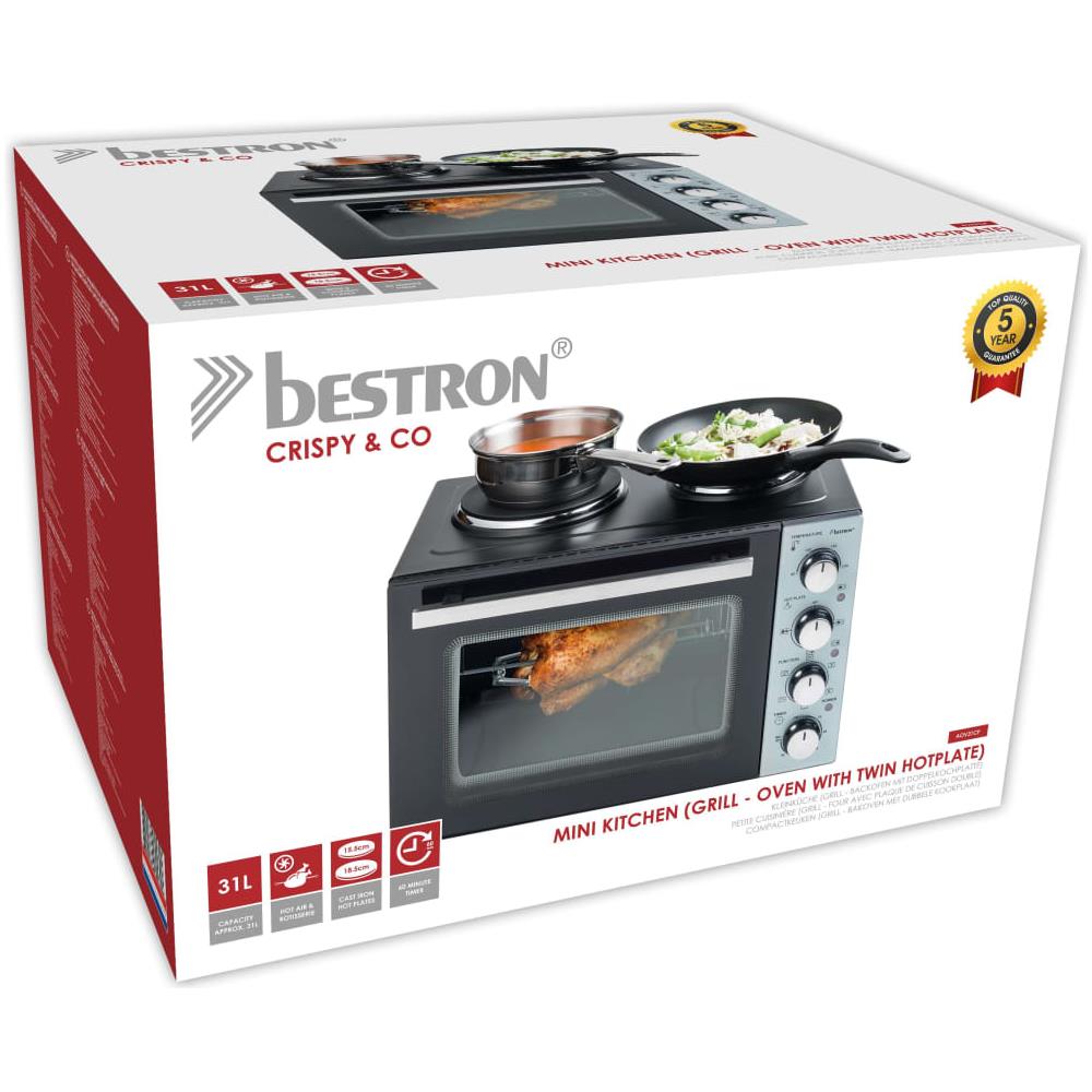 AOV31CP Fornetto Elettrico Grill con 2 Fornelli Potenza 3200 Watt Capacità 31 Litri - Foto 7