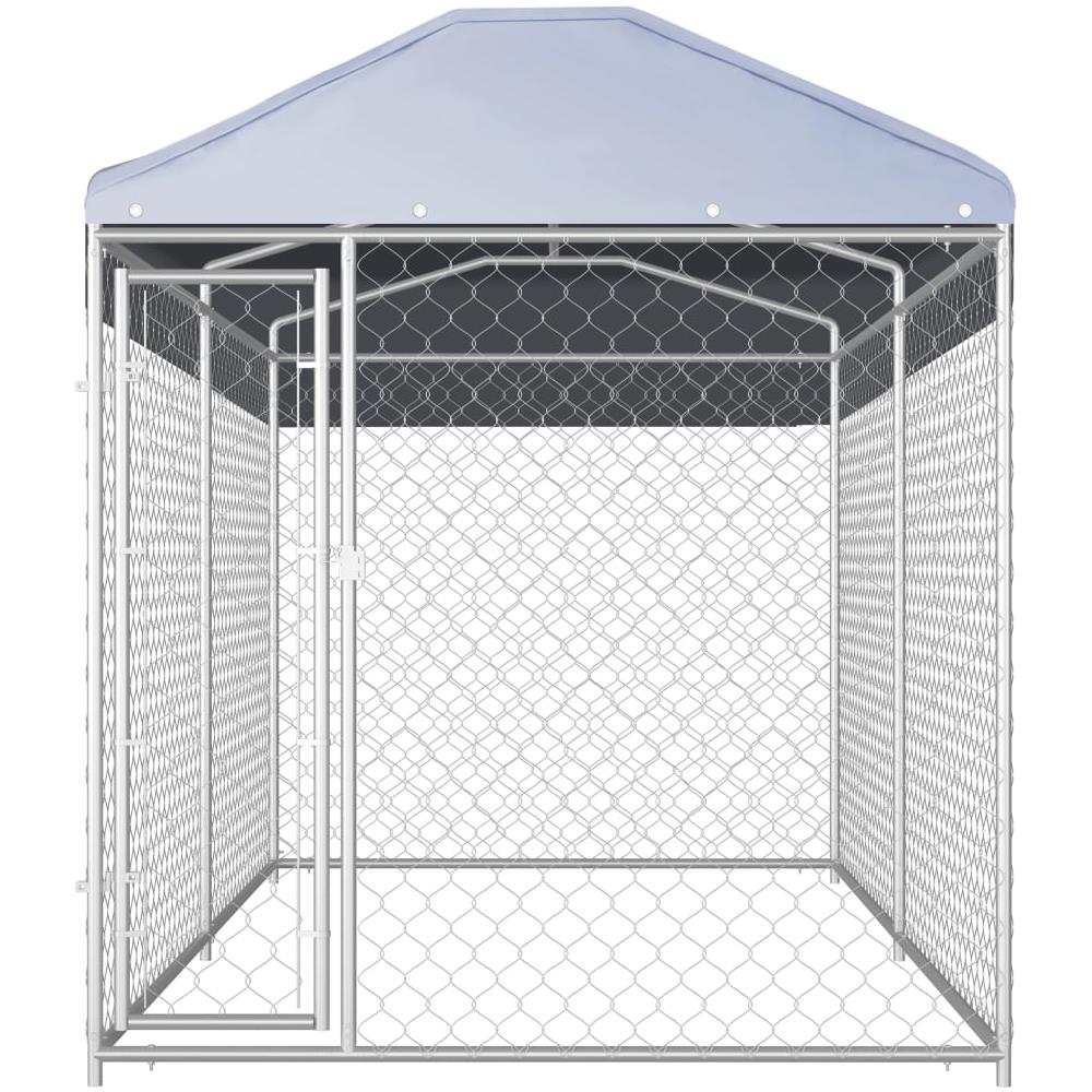 Canile Da Esterno Con Tetto 382x192x235 M - Foto 2