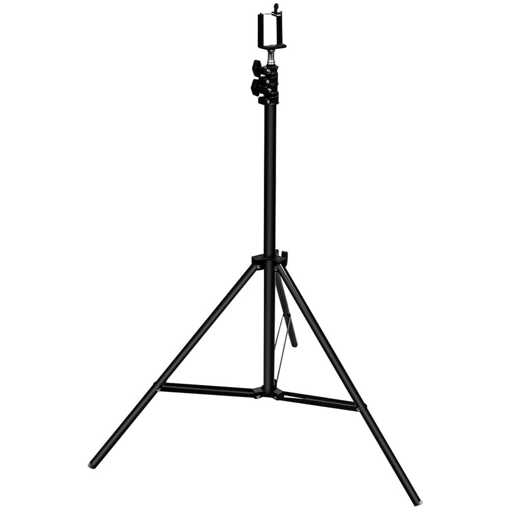 Treppiede Smartphone E Fotocamera Regolabile Da 72cm A 210cm Leggero Nero - Foto 2