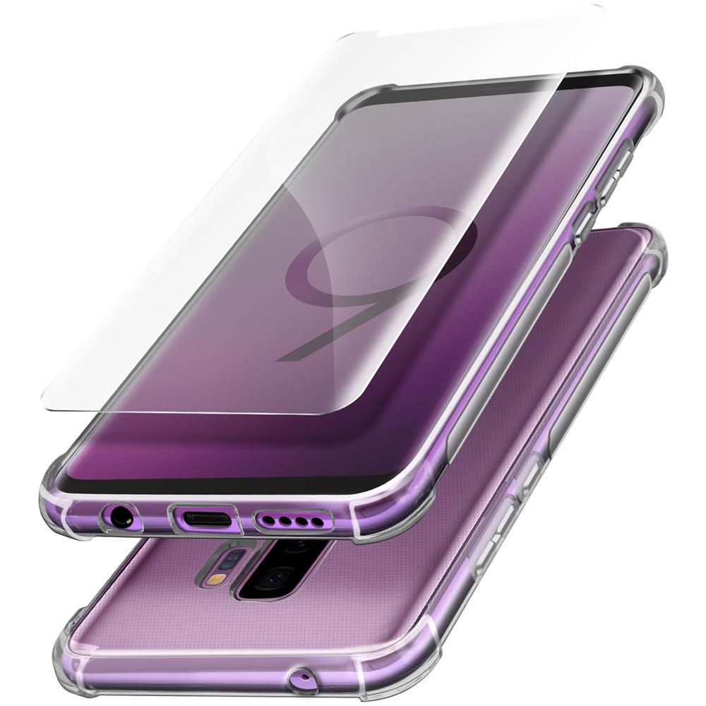 Pack Protezione Samsung Galaxy S9 Plus Cover + Vetro Temperato Trasparente - Foto 5