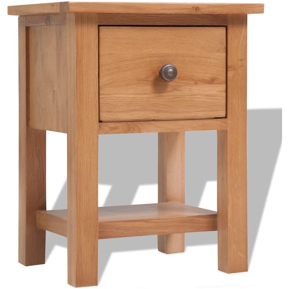 Comodini 2 Pz 36x30x47 Cm In Legno Massello Di Rovere - Foto 2