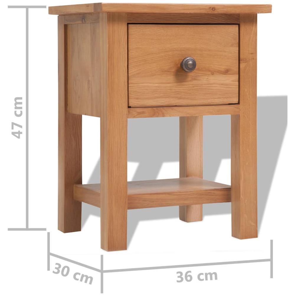 Comodini 2 Pz 36x30x47 Cm In Legno Massello Di Rovere - Foto 7