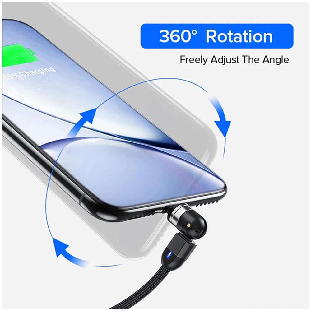 Cavo Magnetico 3in1 Usb C - Energy Mce474 Angolato Da 1 M - Foto 2
