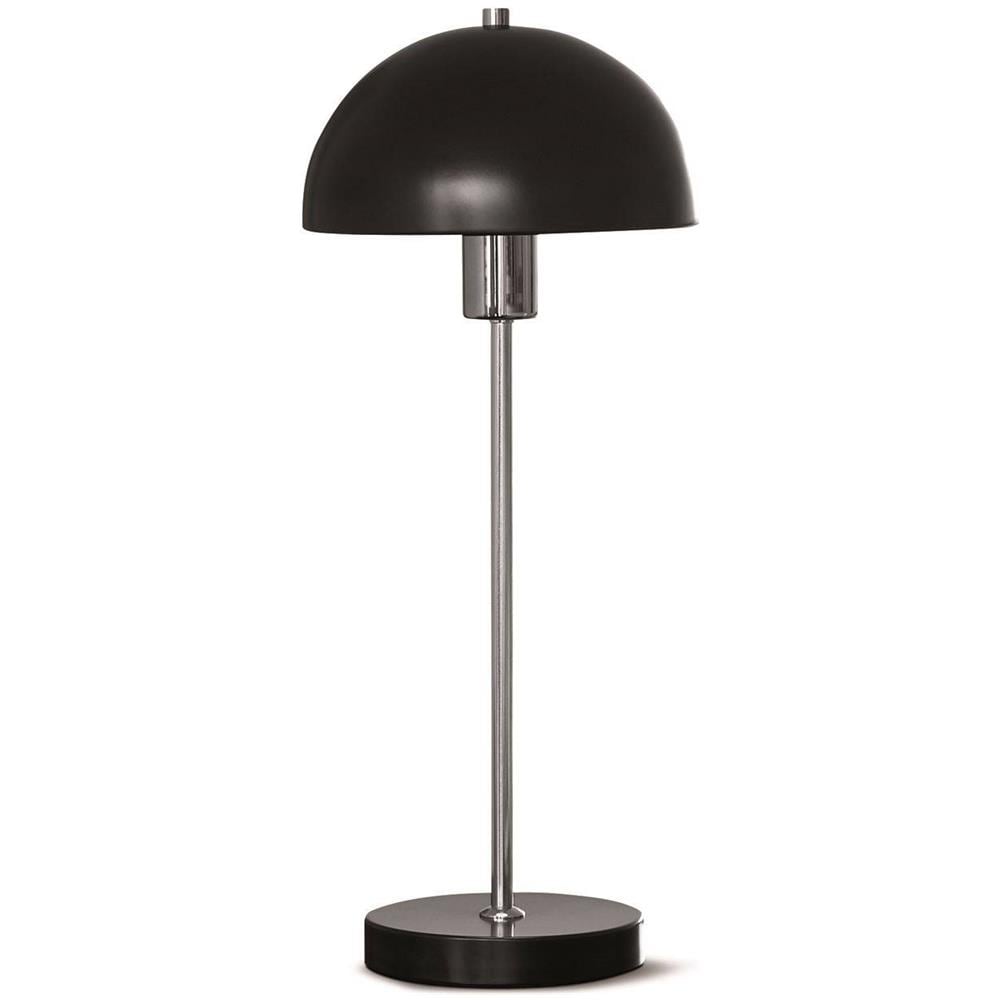 Lampada Da Tavolo A 1 Luce Cromo, Nero, E14 - Foto 1