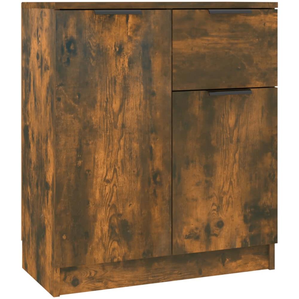Credenza Rovere Fumo 60x30x70 Cm In Legno Multistrato - Foto 2