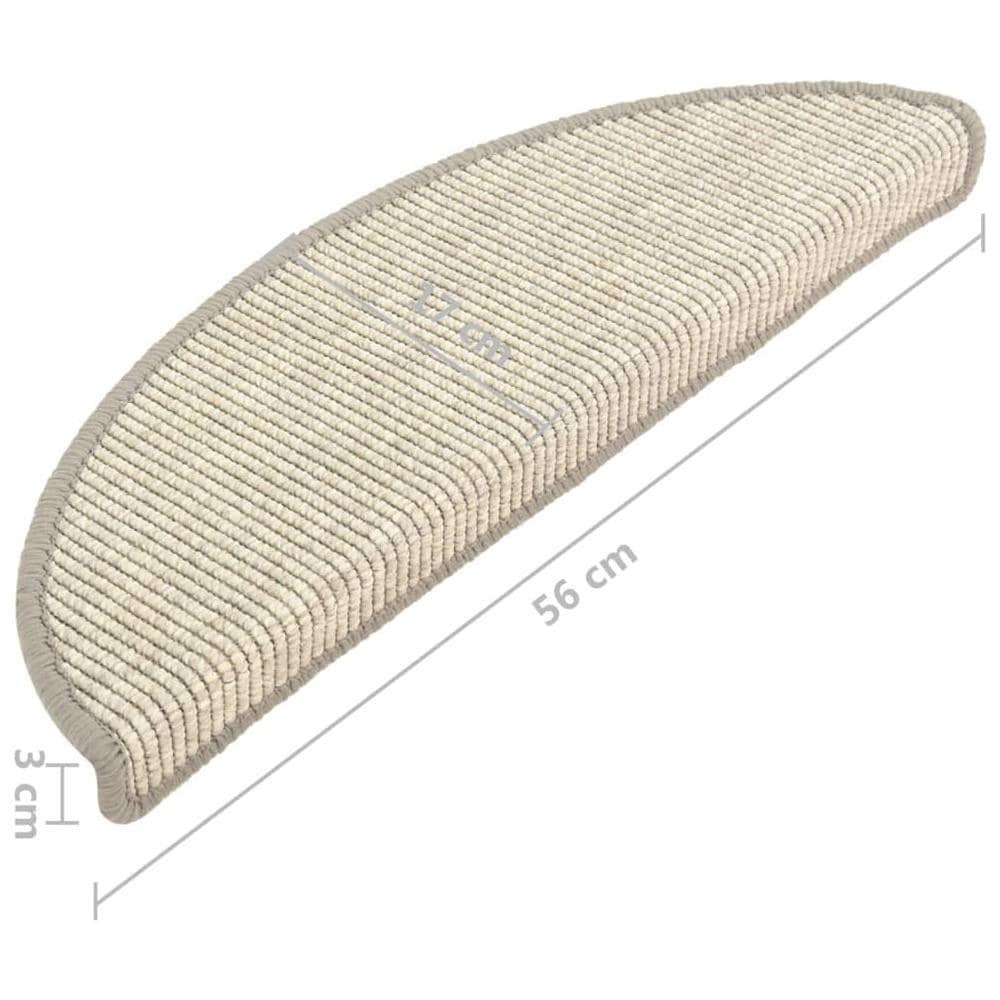 Tappeti Autoadesivi per Scale 15 pz 56x17x3 cm Argento - Foto 7