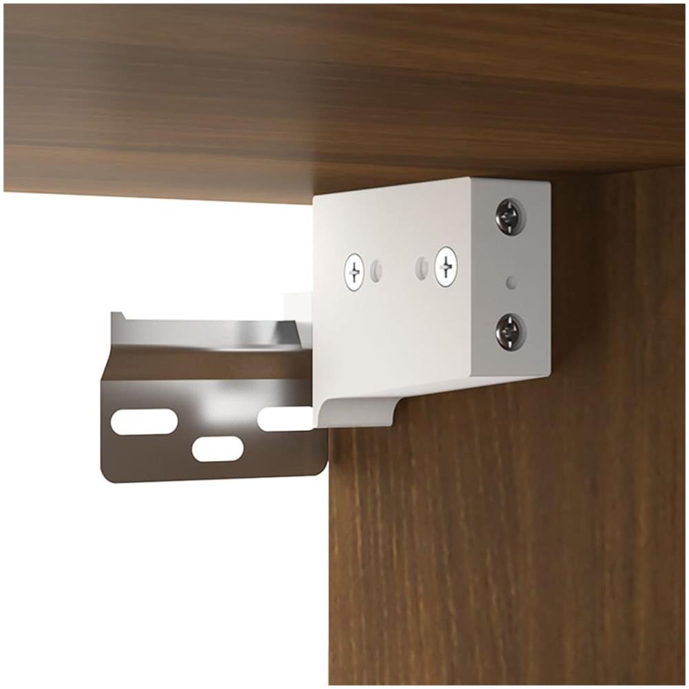 Comodino A Muro Rovere Marrone 50x36x40 Cm - Foto 10