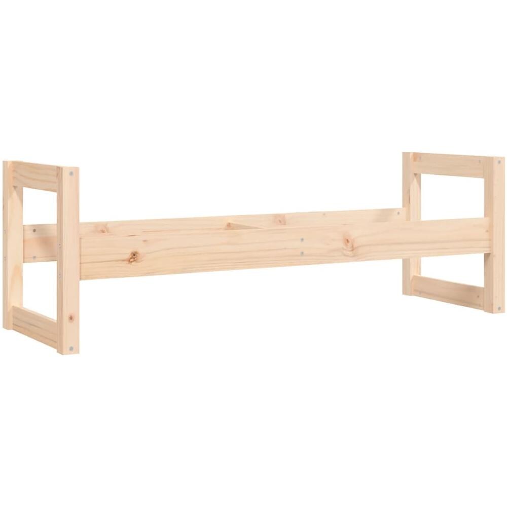 Portapneumatici 120x40x40 Cm In Legno Massello Di Pino - Foto 2