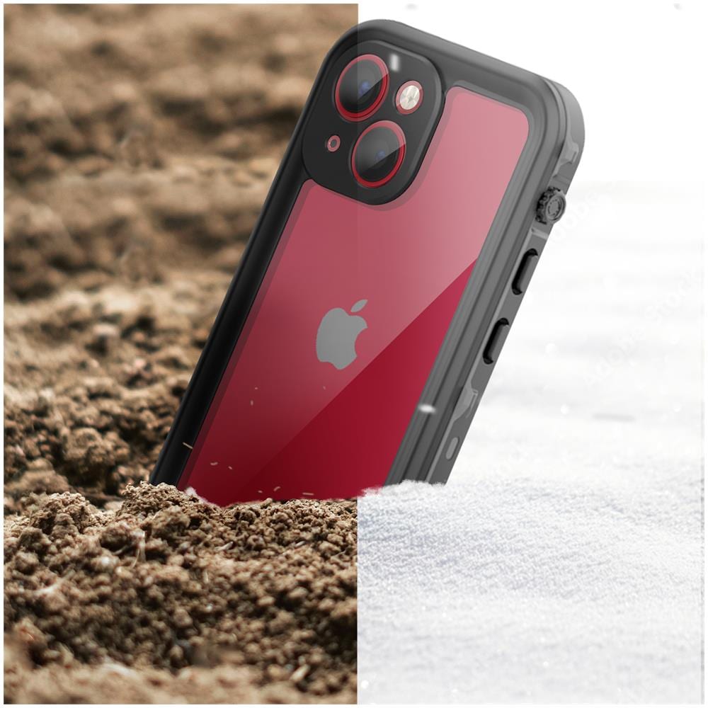 Cover Completa Per Iphone 13 Waterproof Ip68 Bordo Nero - Foto 2