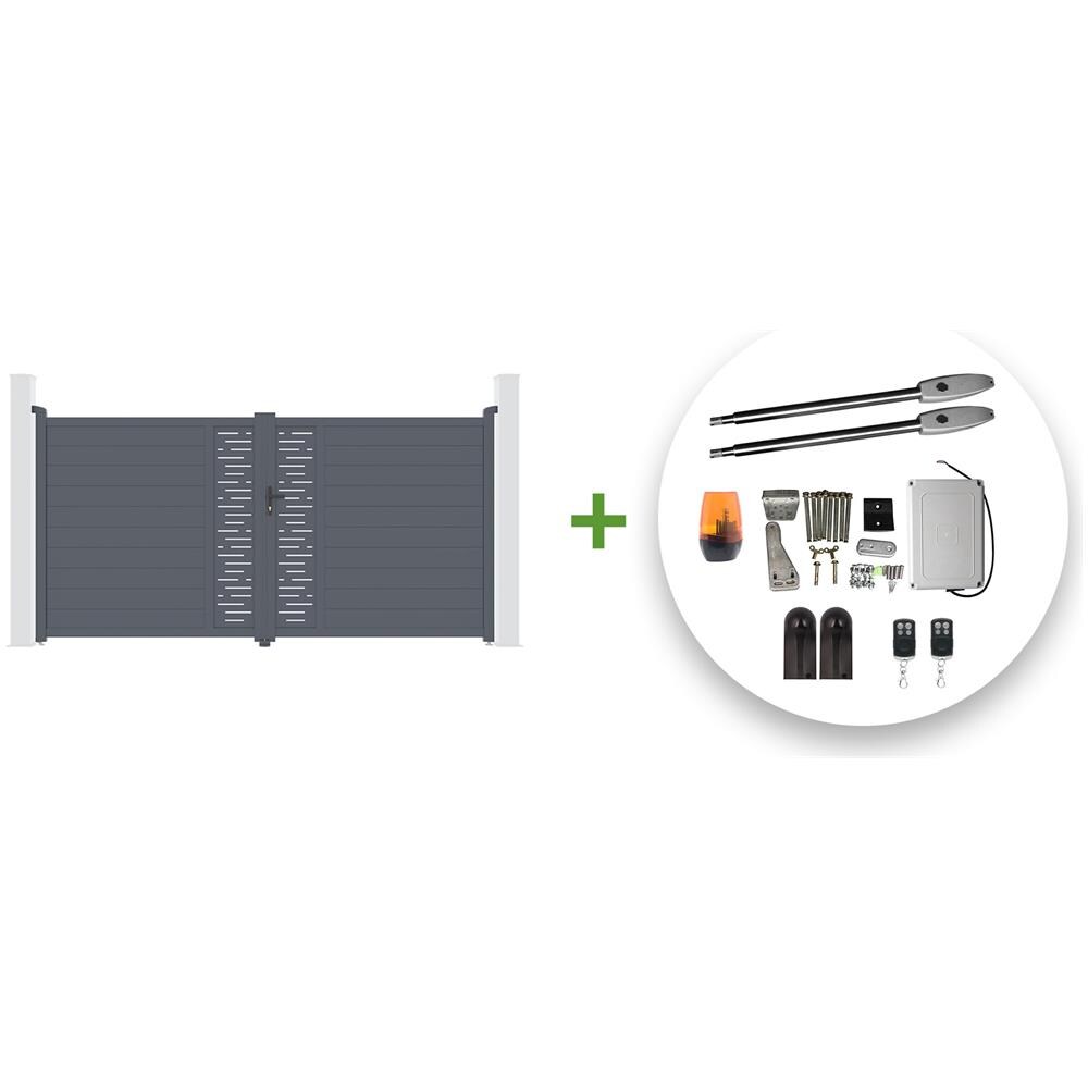 Cancello A Battente Elettrico 3.5m Arlberg H. 180 + Tanker B250 - Foto 1