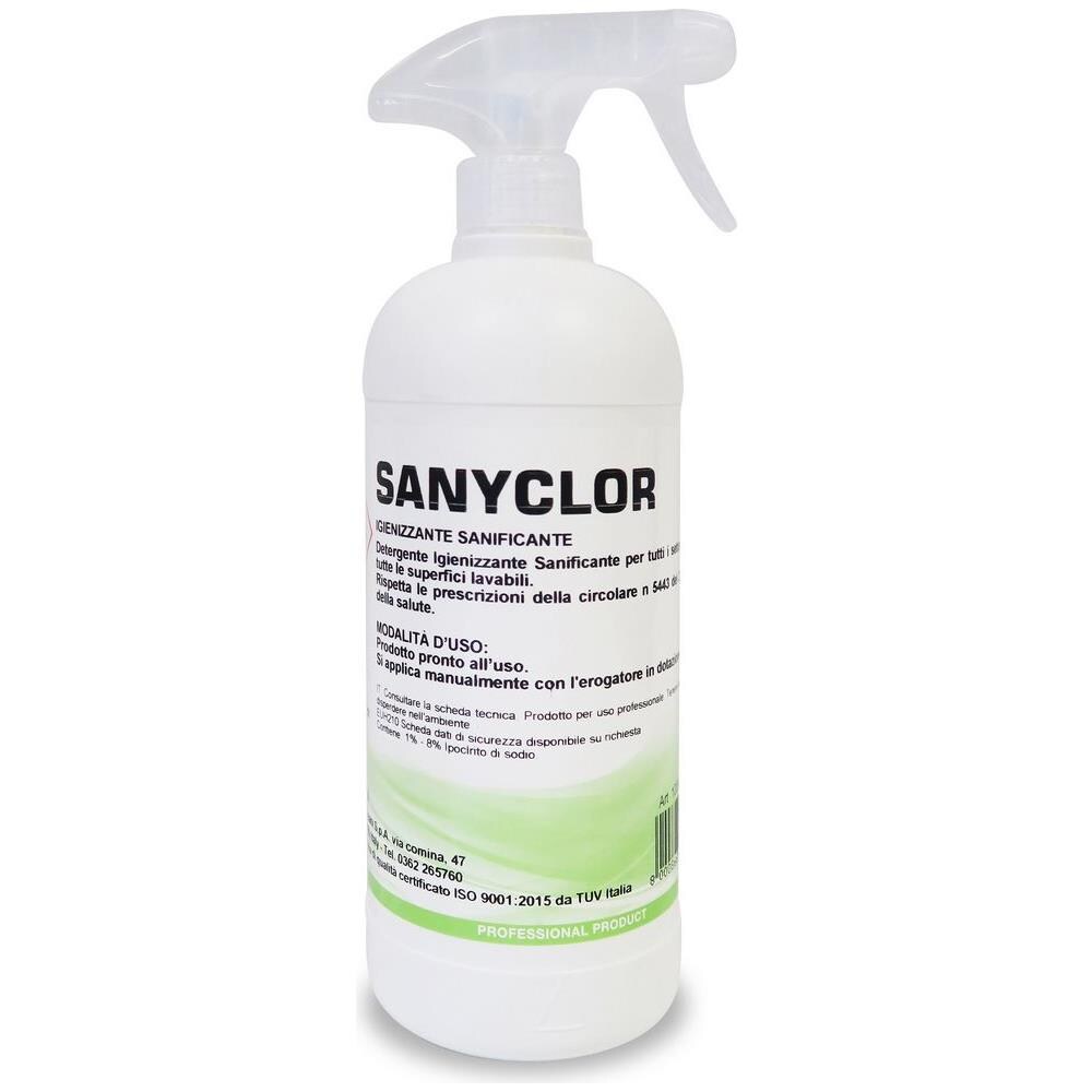 Detergente Igienizzante Sanificante 750ml A Base Di Cloro Made In Italy - Foto 1