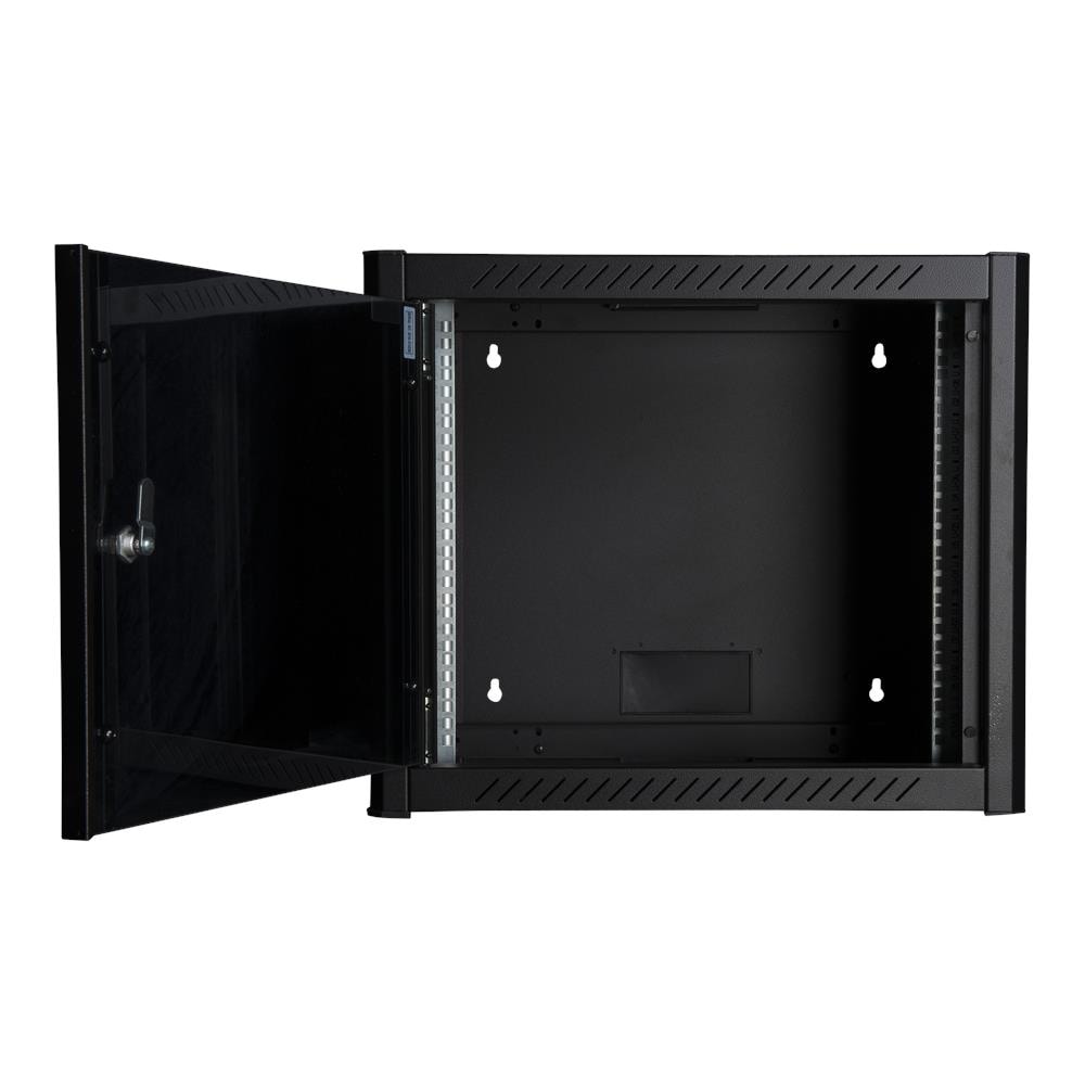 Armadio Rack 19'' RWM09U45BL a muro 9 unità sezione unica prof 600mm Colore Nero - Foto 2