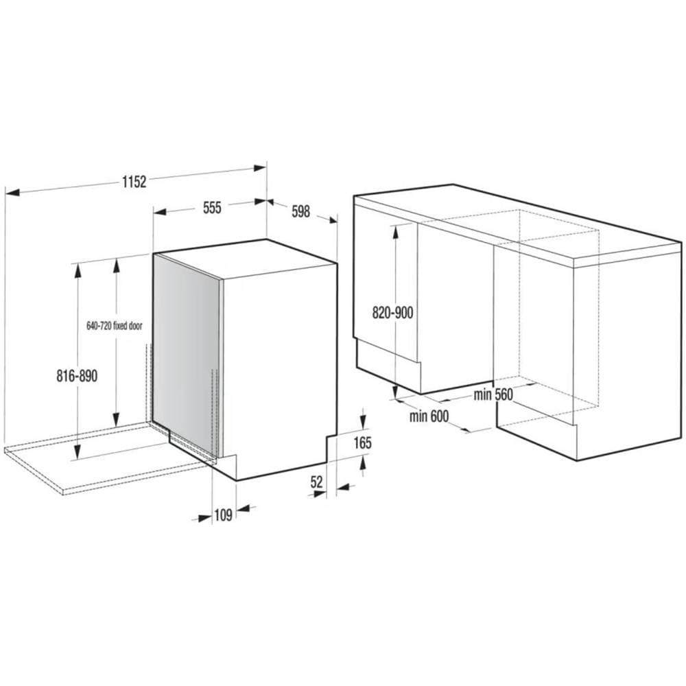 Lavastoviglie da Incasso 16 coperti Classe A 60 cm - Foto 9