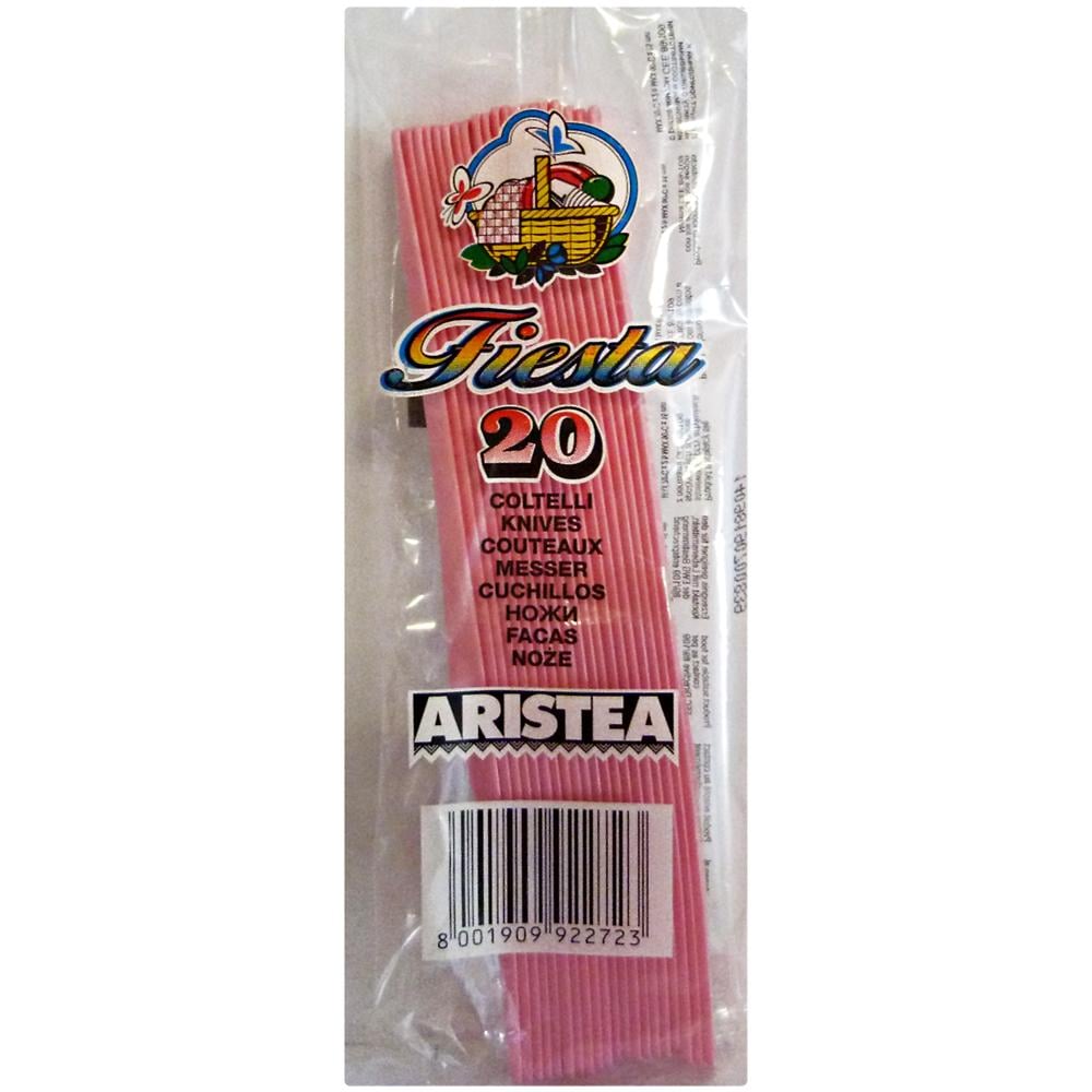 Coltelli Color. 20 Pezzi Rosa Art. 922723 - Articoli Per Pic-nic - Foto 1