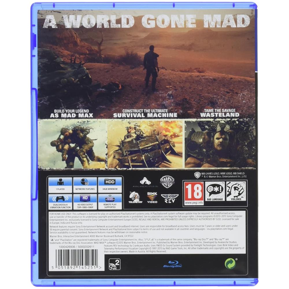 (trade Special) Mad Max Ps4 - Foto 2