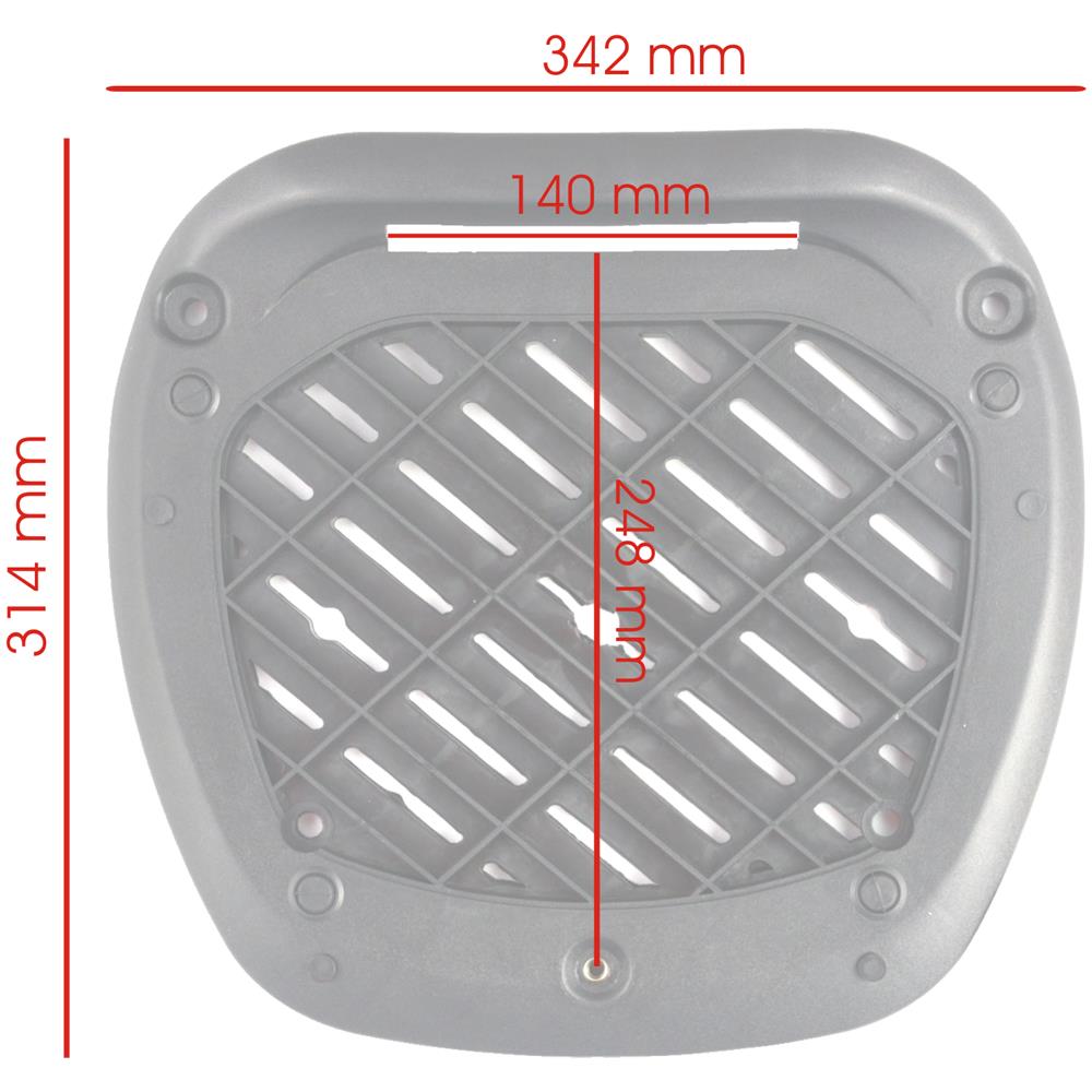 Piastra Per Bauletto Top Case Moto Scooter Baule Valigia Rigida Universale - Foto 2