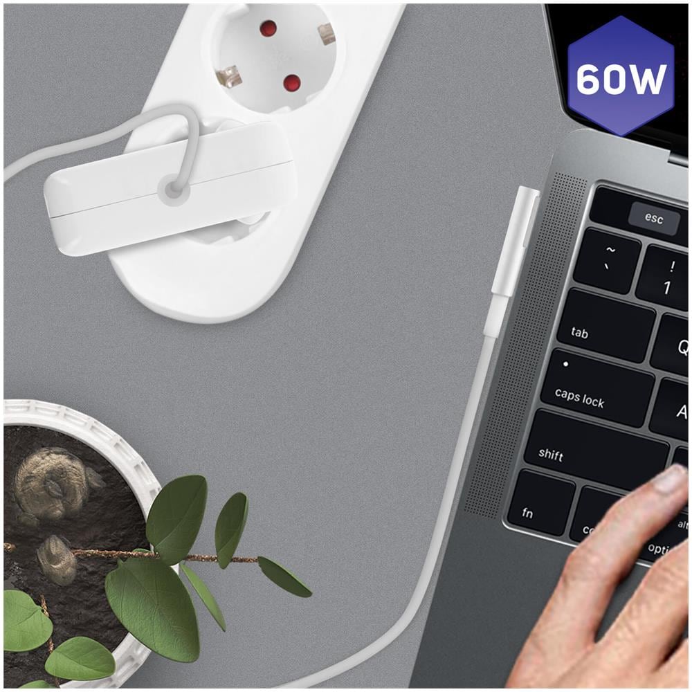 Caricabatterie Macbook /macbook Pro 13'' Magsafe 60w Bianco - Foto 5