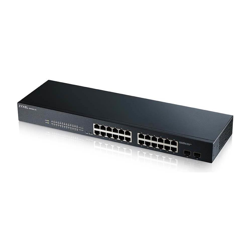 Switch di Rete GS1900 con 24 Porte Gigabit Ethernet (10/100/1000) Colore Nero - Foto 1