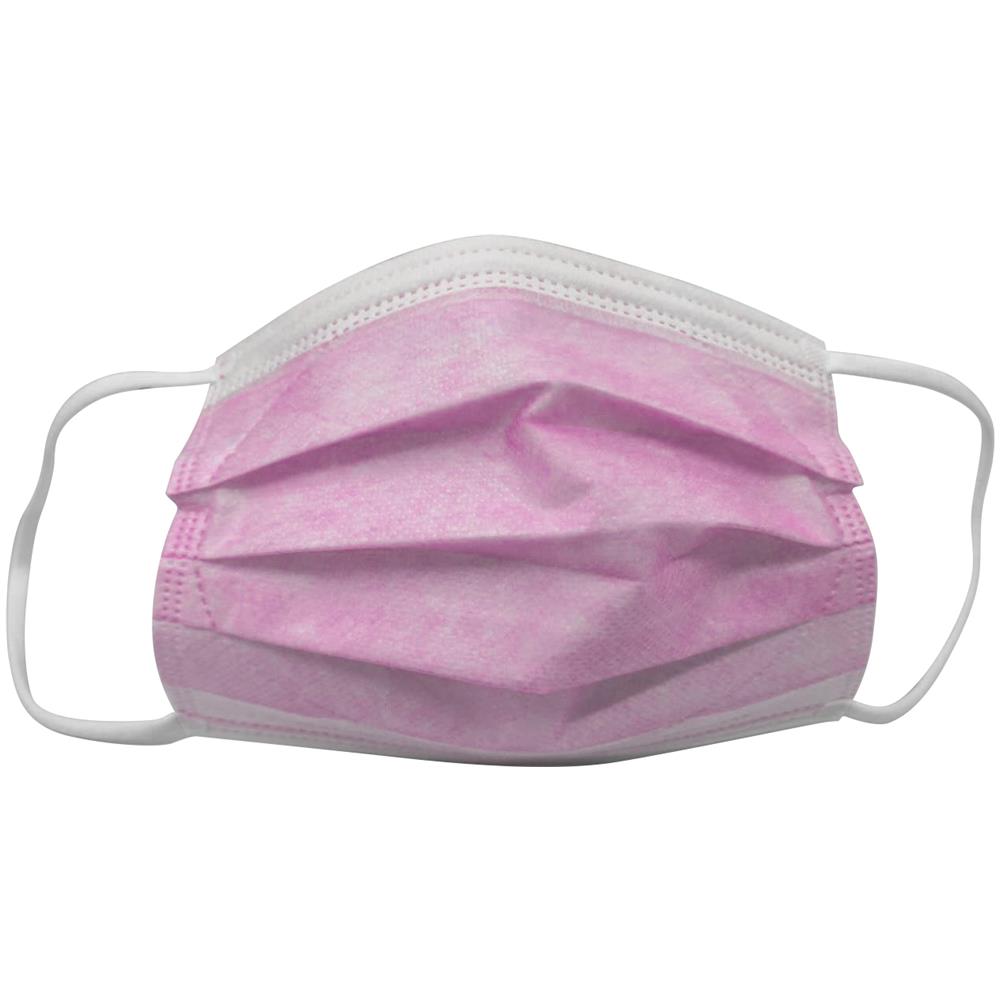 50 Mascherine Chirurgiche Filtranti per Bambini ad uso collettivo - 3 Strati In Tnt - Made In Italy - Colore Rosa - Foto 2