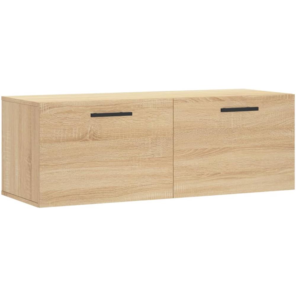 Mobile A Parete Rovere Sonoma 100x36,5x35 Cm Legno Multistrato - Foto 2