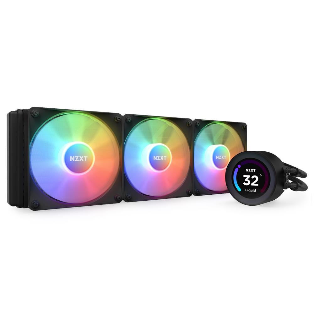Kraken Elite 360 RGB Processore Raffreddatore di liquidi tutto in uno 12 cm Nero 1 pz - Foto 1