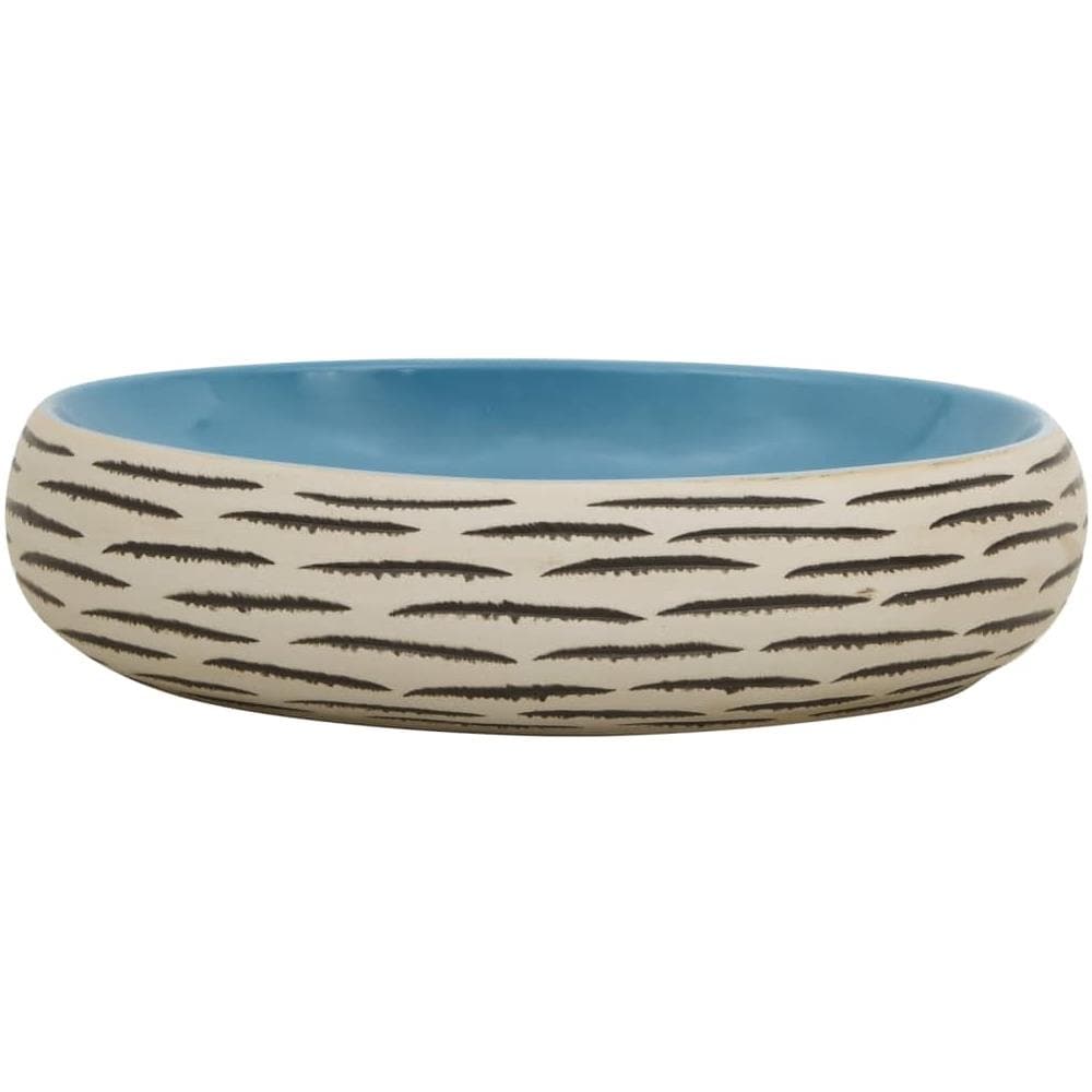 Lavabo Da Appoggio Multicolore Ovale 59x40x15 Cm Ceramica - Foto 3