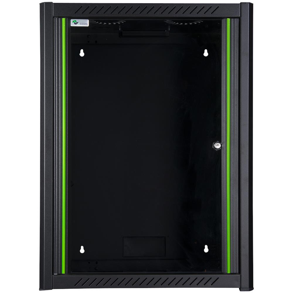 Armadio Rack 19'' RWM16U45BL a muro 16 unità sezione unica prof 600mm Colore Nero - Foto 2