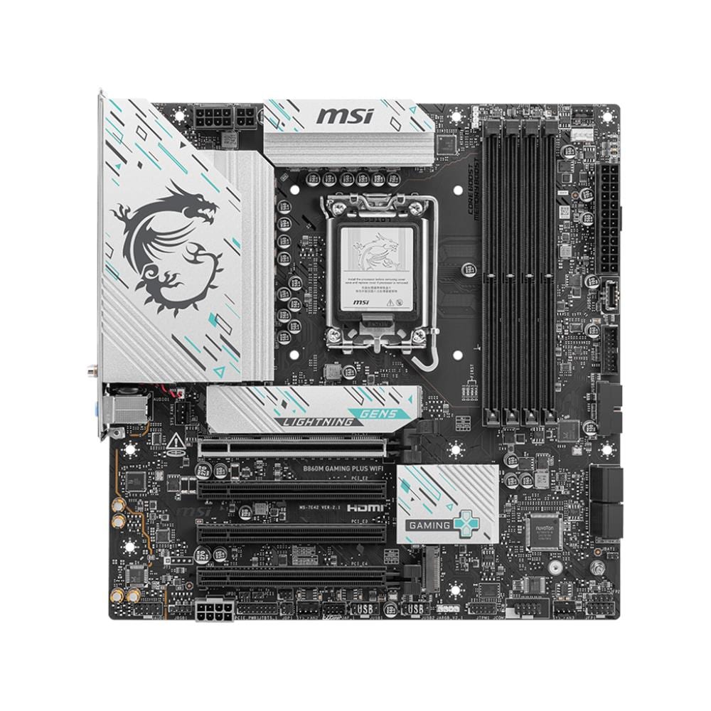 Scheda Madre GAMING PLUS B860M WIFI Socket SP5 Chipset Intel B860 Micro-ATX - Foto 2