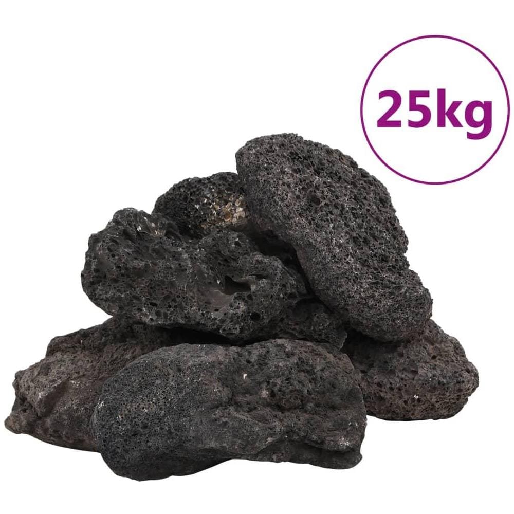 Rocce Vulcaniche 25 kg Nere 10-30 cm - Foto 1