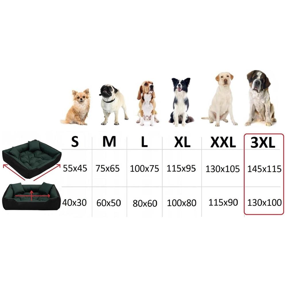3XL ECCO Letto per cani impermeabile verde - Foto 9
