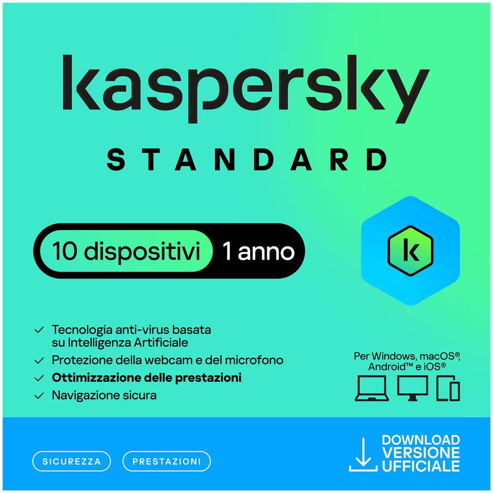 Standard Italian Edition. 10-device 1 Year Base Download Pack - Foto 1