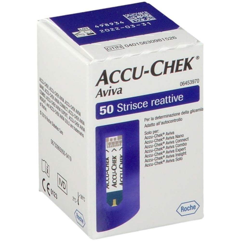 Strisce Misurazione Glicemia Accu-Chek Aviva Brk Retail 50 Pezzi - Foto 1
