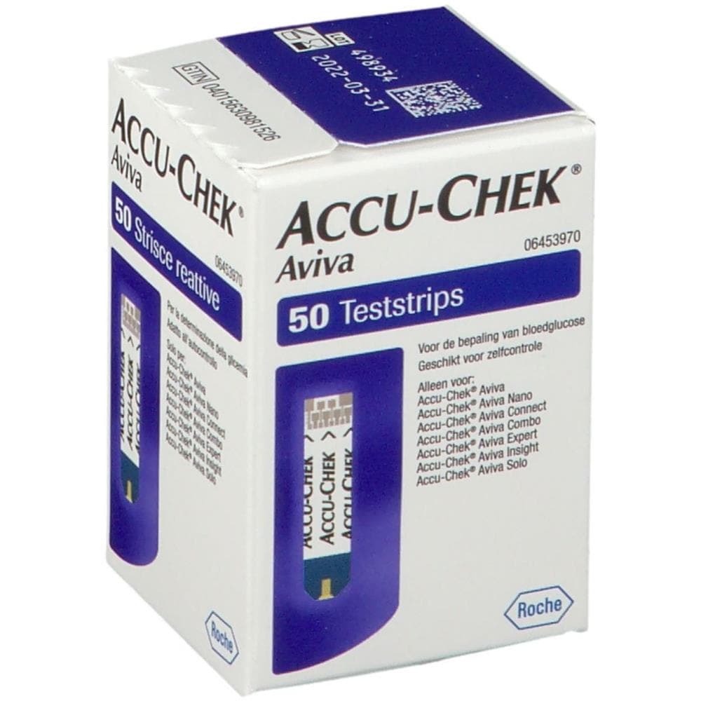 Strisce Misurazione Glicemia Accu-Chek Aviva Brk Retail 50 Pezzi - Foto 2