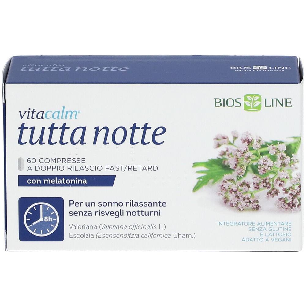 Vitacalm Tutta Notte con Melatonina 60 Compresse - Foto 2
