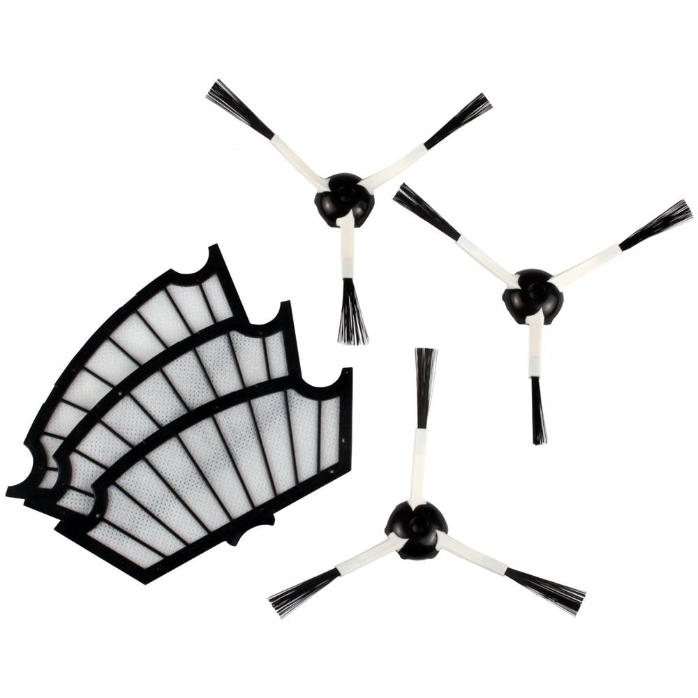 MENALUX MRK 01 Spazzole Laterali e filtro Motore per I. ROBOT 500, 600& 700 - Foto 1