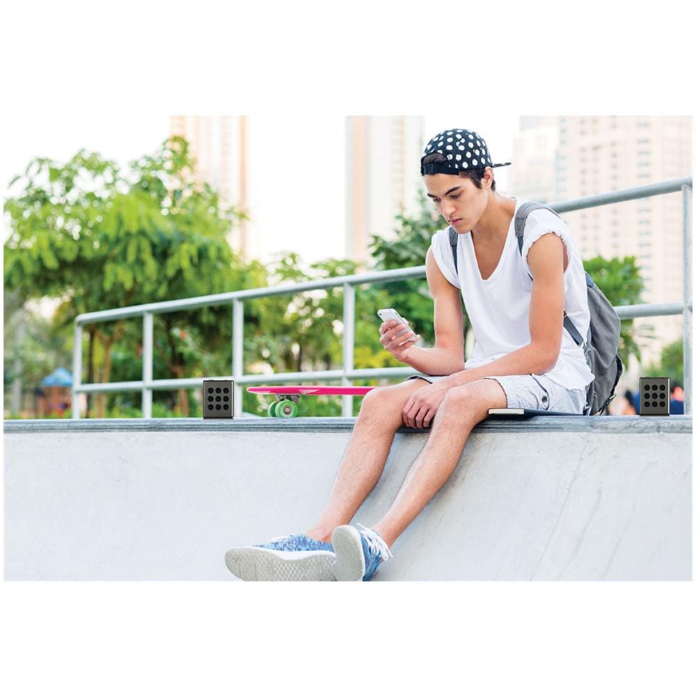 Speaker Wireless Bluetooth BTP-200BK Colore Grigio - Foto 2