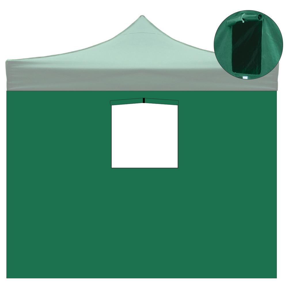 Telo Laterale Con Finestra Gazebo 3x3mt Tessuto Oxford 600d Impermeabile 9004/3 - Foto 1